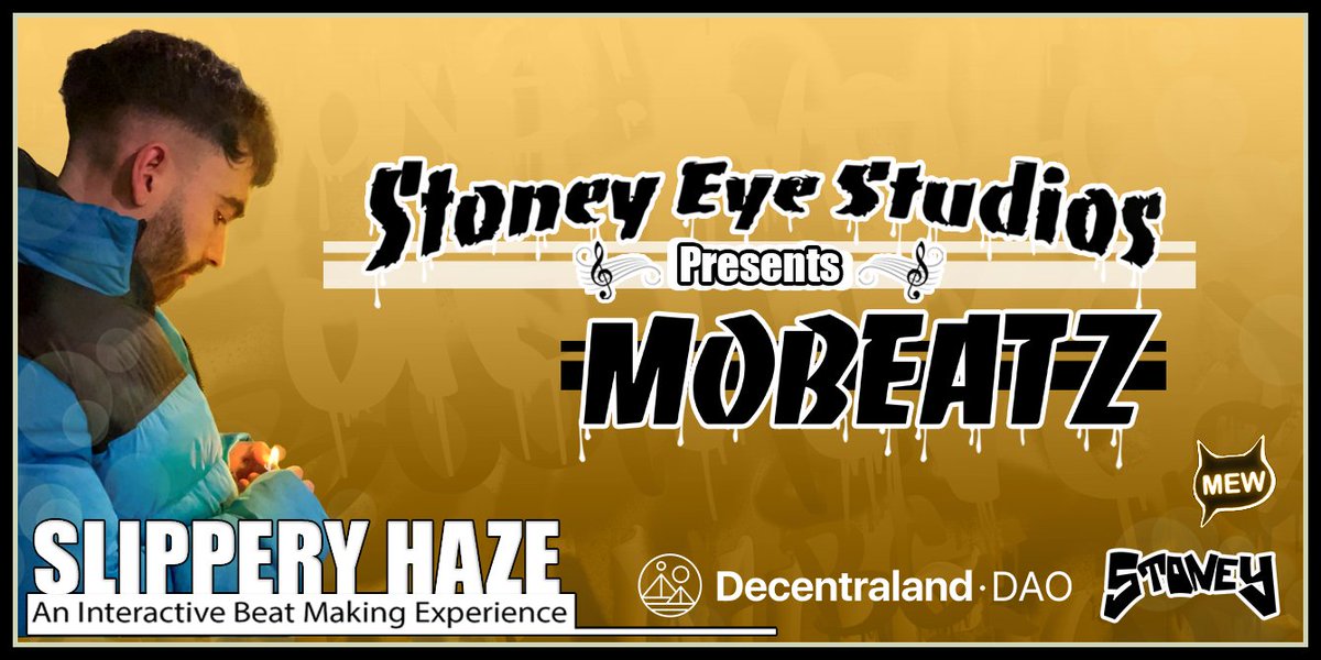 Blessings homies this Sunday from Dublin Ireland we have special guest producer <a href="/SlipperyHaze/">slippery</a> on #MoBetaz in <a href="/decentraland/">Decentraland</a> 

decentraland.org/events/event/?…

#Web3 #musicproducer #Decentraland 
<a href="/SinfulMeatStick/">SinfulMeatStick.eth</a> <a href="/RoadRunner778/">Shaw</a> <a href="/SoultryDubs/">Soultry Dubs</a>