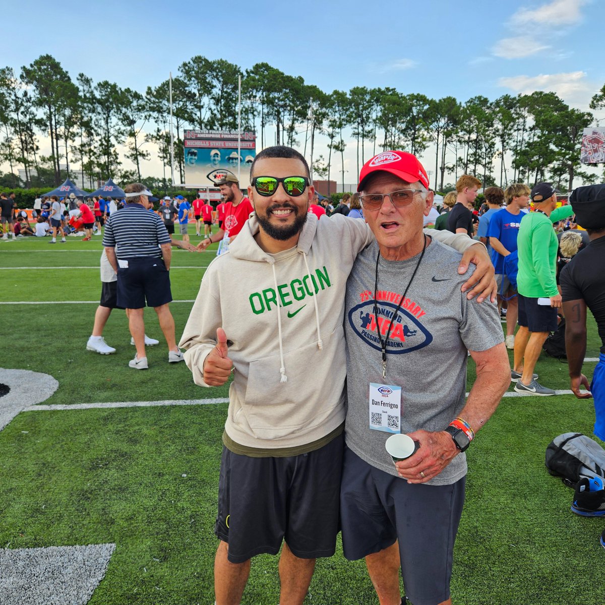 Coach Kindell (@coachkindell) on Twitter photo Amazing time this weekend down in Louisiana coaching WR's at the Manning Passing Academy! <a href="/mpa_info/">Manning Passing Academy</a>
I had a great time connecting with all of the coaches, staff and student-athletes over 3 days of quality work at
<a href="/Nicholls_FB/">Nicholls Football 🏈</a> Amazing time this weekend down in Louisiana coaching WR's at the Manning Passing Academy! <a href="/mpa_info/">Manning Passing Academy</a>
I had a great time connecting with all of the coaches, staff and student-athletes over 3 days of quality work at
<a href="/Nicholls_FB/">Nicholls Football 🏈</a>