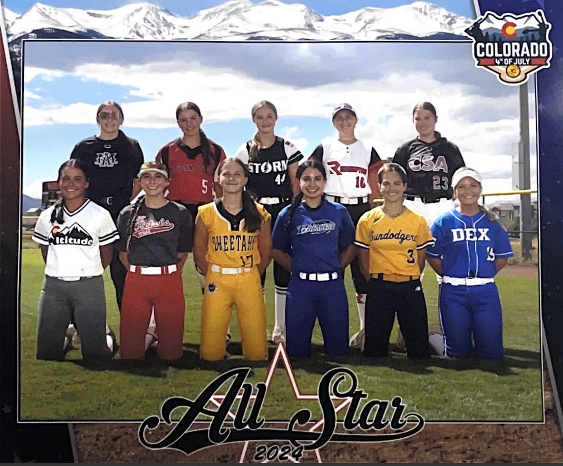 Today’s showcase game in Colorado was an absolute BLAST! I met some of the sweetest girls ever. Forever thankful for #team33. Also, I received an All-American award and will get to play in the All-American game Wednesday evening! I cannot wait for the rest of the week!🥎