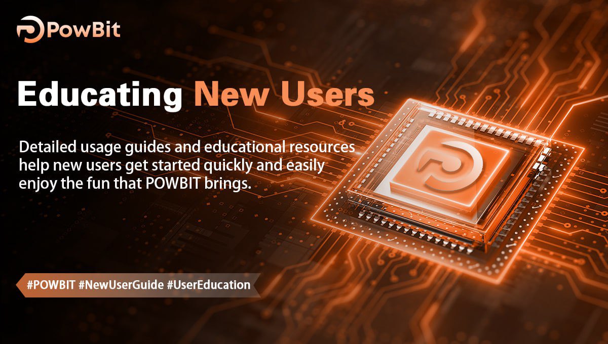 official_powbit's tweet photo. 🌐 Educating New Users:
📊 Detailed usage guides and educational resources help new users get started quickly and easily enjoy the fun that POWBIT brings.
#POWBIT #NewUserGuide #UserEducation #Web3 https://t.co/NbbEND8S5q