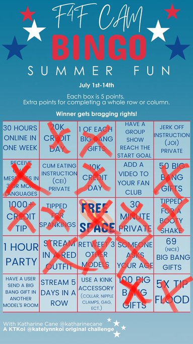 We got a bingo!! Great start to the 4th of July Firework party 🎆Up early for more of the to do list projects