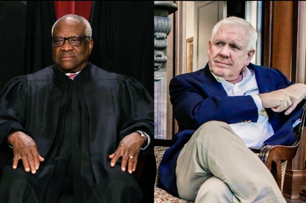 WordsDawn's tweet image. You can thanks these two fuckers RIGHT here! 
#AmericanOligarchs #SCOTUSReformNow