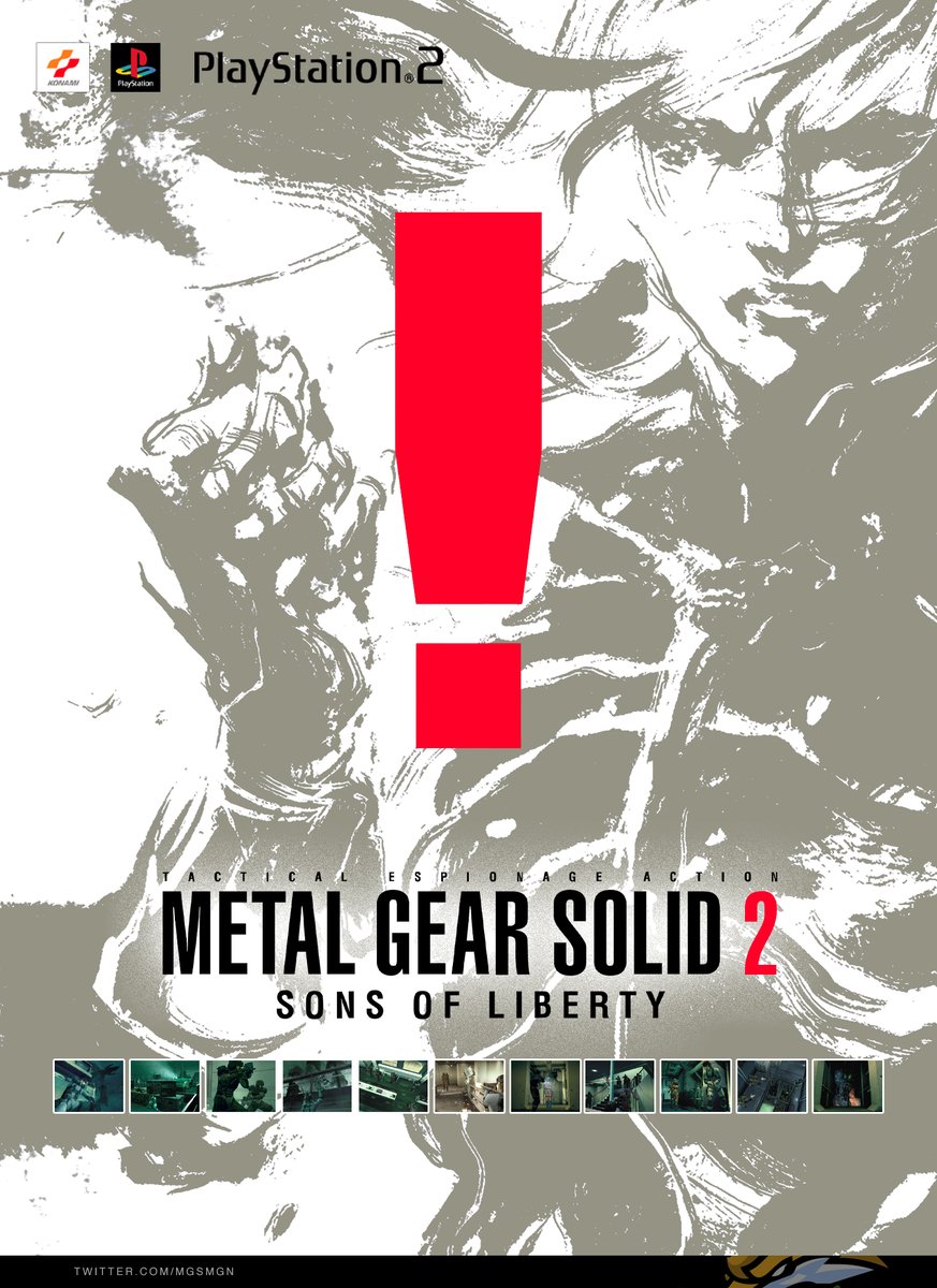 Metal Gear Solid 2: Sons of Liberty poster.