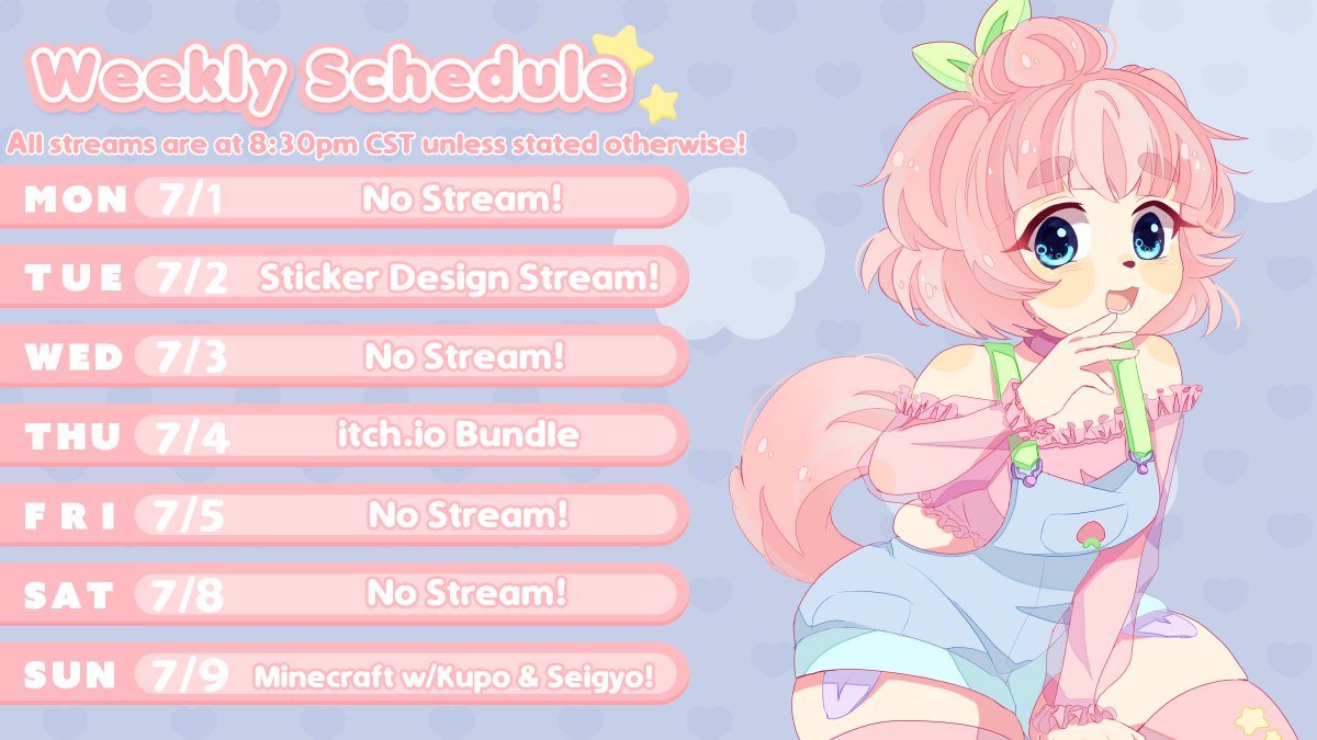 oops late upload, but here it be!
twitch.tv/peachypupper