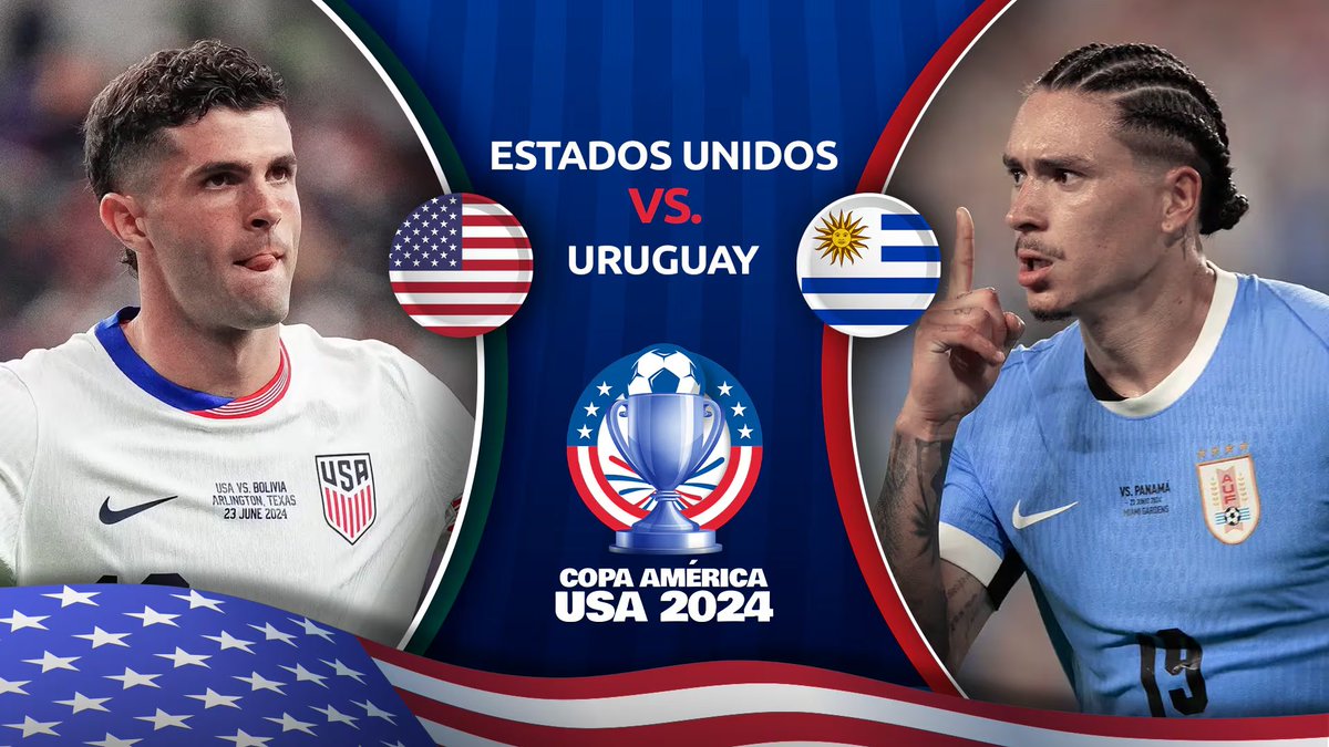 United States vs Uruguay Live Streaming and TV Listings, Live Scores, Videos - July 2, 2024 - Copa America
