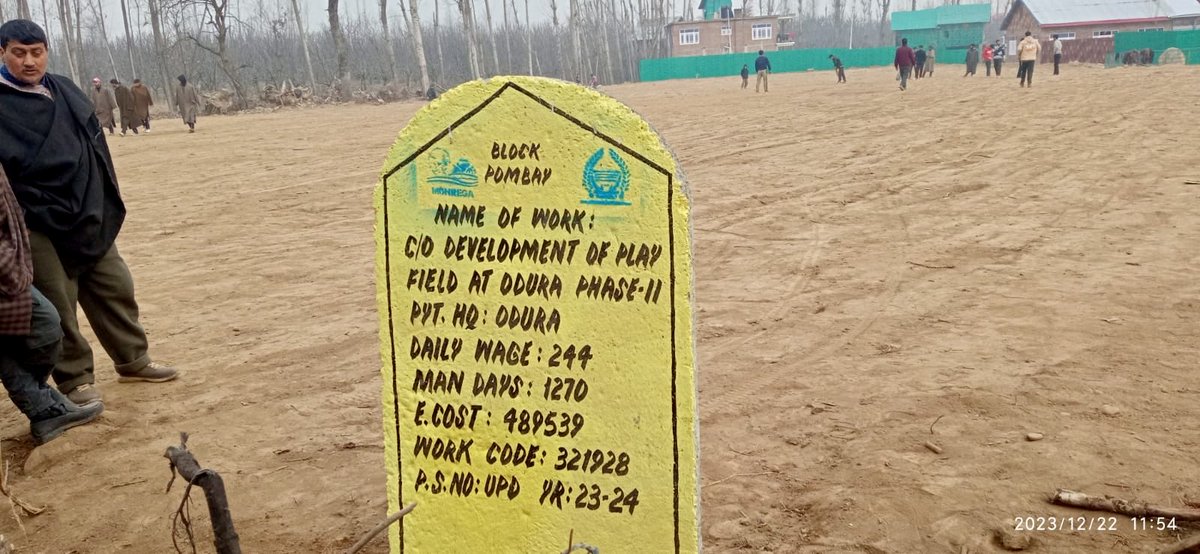 jkrddpr's tweet photo. Developing playfields across #JammuandKashmir under #MGNREGA is a testament to the government’s commitment to youth.Department of #RuralDevelopment &amp; #PanchayatRaj, J&amp;K is fostering talent &amp; promoting #sportsmanship.#RDPR #YouthEmpowerment #SportsDevelopment @OfficeOfLGJandK @ANI https://t.co/UFafVBITbM