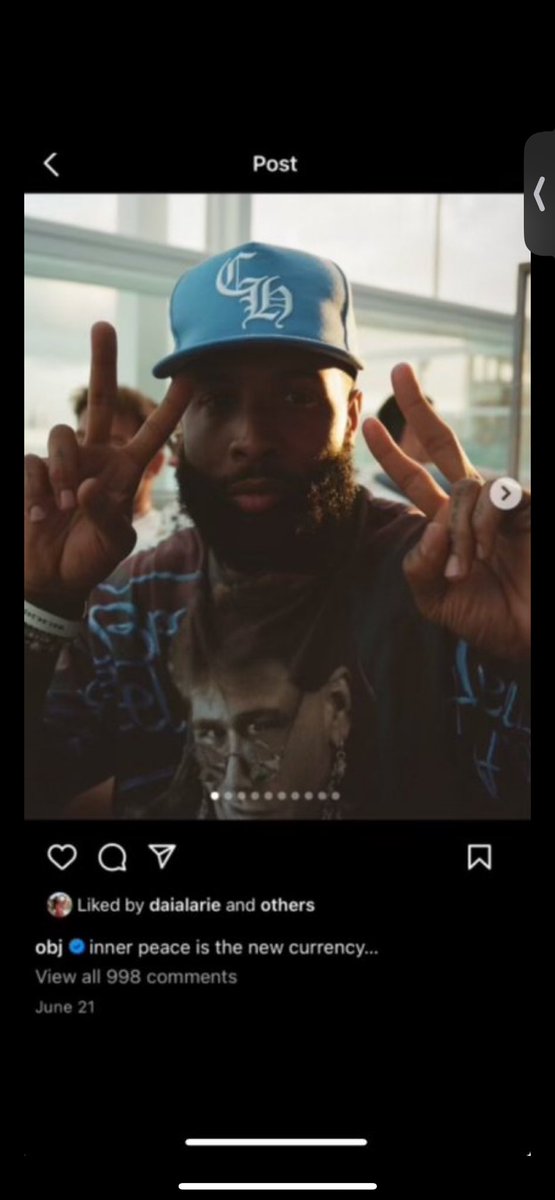 Rocxs_'s tweet photo. @The_jdiaries Girl everybody don’t move at the same
Pace and that’s okay. That girl it’s literally all in OBJ likes. She’s gaslighting him for sure. And it was definitely more than one picture. https://t.co/8QmcMi5RfL
