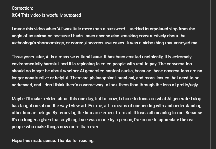 the interpolation guy thinks his video is bad now not clickbait????