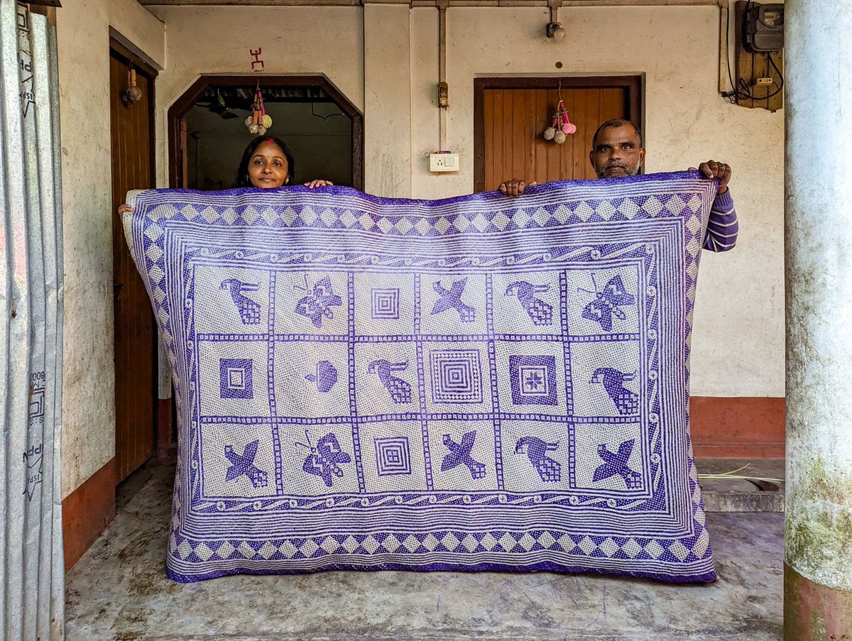 Few people can appreciate the finely-woven kamalkosh mat. Fewer still can weave it.