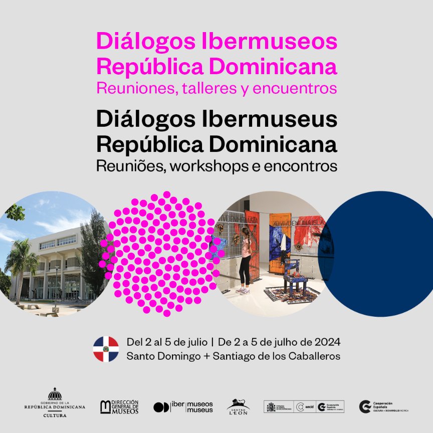 javiernoguera66's tweet photo. Diálogos #Ibermuseos: República Dominicana, un potente espacio para, por y con los museos dominicanos https://t.co/gUexIpsY4o @museosrd @MiculturaRD @MilagrosGermanO @TurismoRD @AsonahoresRD @PresidenciaRD @UNESCO_es @EmbajadaESPenRD @centroespanolrd @CentroLeonRD https://t.co/DGvRuEo1lM