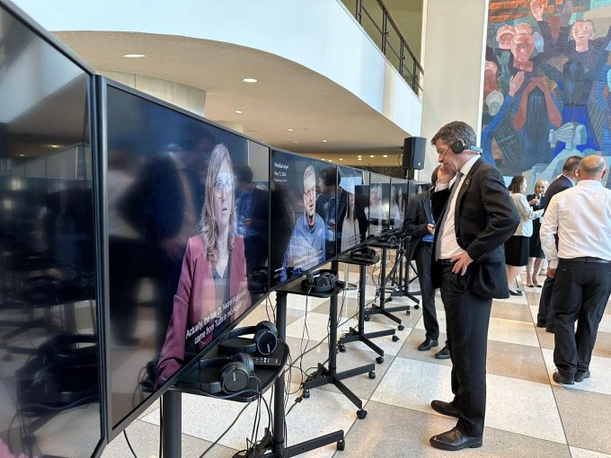 Srebrenica Memorial Center (@srebrenicamc) on Twitter photo A unique exhibition of the Srebrenica Memorial Center has been opened at the <a href="/UN/">United Nations</a> headquarters in New York.
This exhibition, which includes artifacts, photographs, and video testimonies of survivors, is extremely important for preserving the memory of the genocide victims and A unique exhibition of the Srebrenica Memorial Center has been opened at the <a href="/UN/">United Nations</a> headquarters in New York.
This exhibition, which includes artifacts, photographs, and video testimonies of survivors, is extremely important for preserving the memory of the genocide victims and