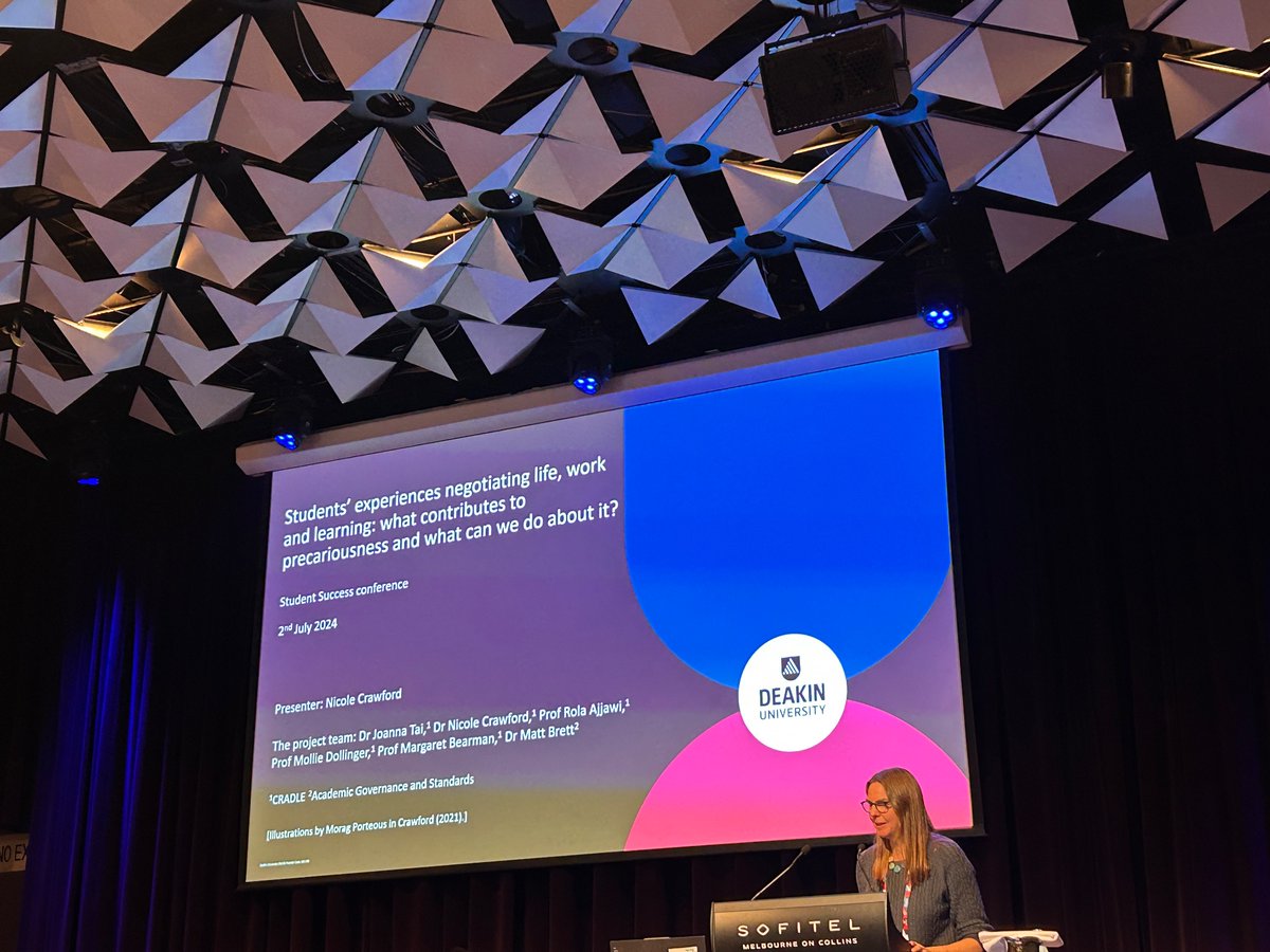 01naeea's tweet photo. @NLCrawfordTas, @DrJoannaT, @molliedollin and research team present some much needed insights into the precariousness of the contemporary student experience @UniSTARSConf #naeea #ephea #stars #studentsuccessconference2024 https://t.co/iODvFu9cIL