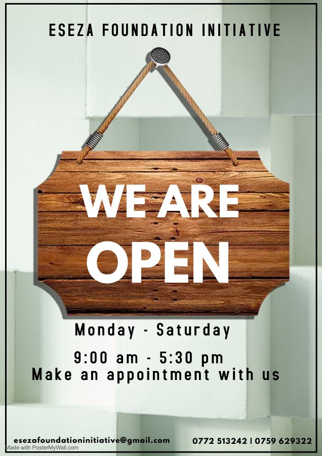 EsezaFound53069's tweet photo. We are open all day 6 days in a week. Feel free to contact us for any inquiries. Consultation is free.
@BrianSwift4mula 
#esezafoundation
#weareopen https://t.co/pXMa9sCSdr
