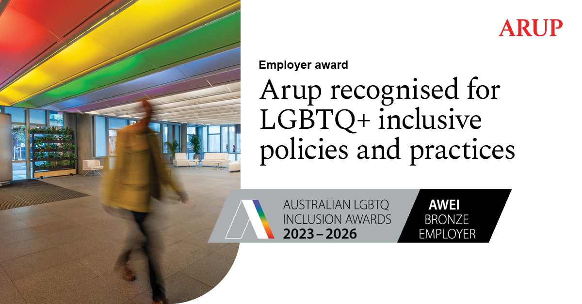 We've been recognised as a Bronze Tier Employer at the Australian Workplace Equality Index Awards, recognising our demonstration of foundational and progressive efforts toward making all workplaces inclusive for those who identify as LGBTQ+. bit.ly/3RSeYc2