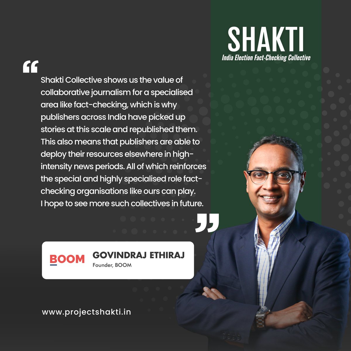 DataLEADS (@data_leads) on Twitter photo Collaborative journalism in fact-checking, allows publishers to save time during intense news periods, says <a href="/govindethiraj/">Govindraj Ethiraj</a>, Founder <a href="/boomlive_in/">BOOM Live</a>, highlighting that fact-checking organizations have a huge role to play in the future. #ShaktiCollective2024 <a href="/GoogleNewsInit/">Google News Initiative</a> <a href="/india_mca/">Misinformation Combat Alliance</a> Collaborative journalism in fact-checking, allows publishers to save time during intense news periods, says <a href="/govindethiraj/">Govindraj Ethiraj</a>, Founder <a href="/boomlive_in/">BOOM Live</a>, highlighting that fact-checking organizations have a huge role to play in the future. #ShaktiCollective2024 <a href="/GoogleNewsInit/">Google News Initiative</a> <a href="/india_mca/">Misinformation Combat Alliance</a>