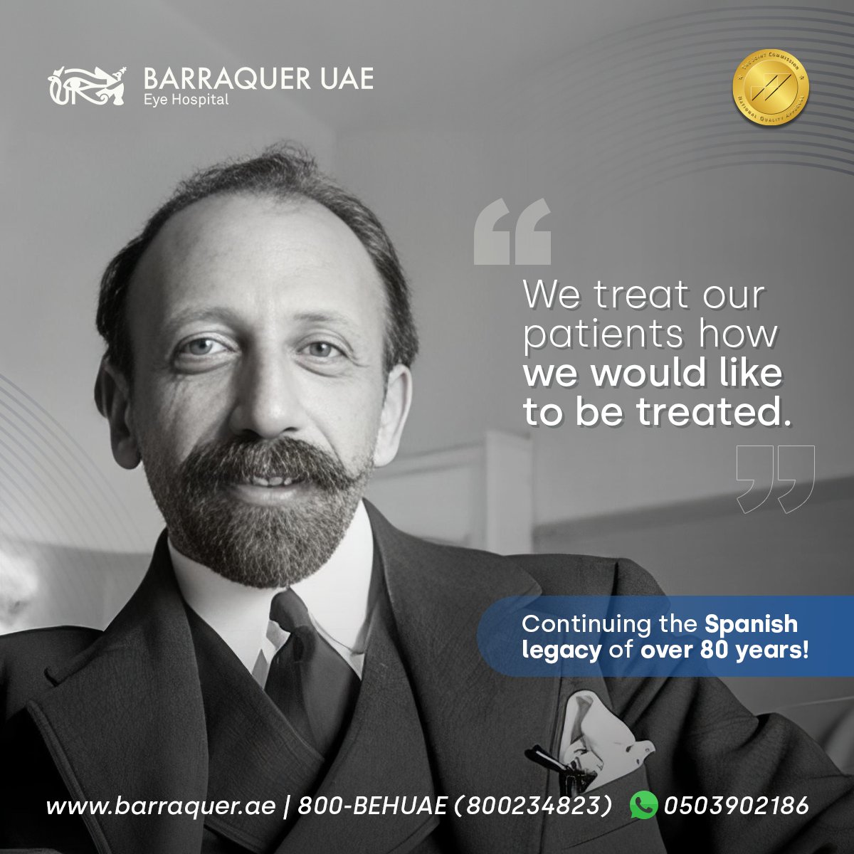 barraqueruae's tweet photo. Our philosophy represents the fundamental principle guiding our professional work and care. Improving quality of life through exceptional medical expertise and compassionate, personal treatment. Start your eye care journey with us today. 

#eyecare #eyehealth #BarraquerUAE https://t.co/IcDk9J5ItT