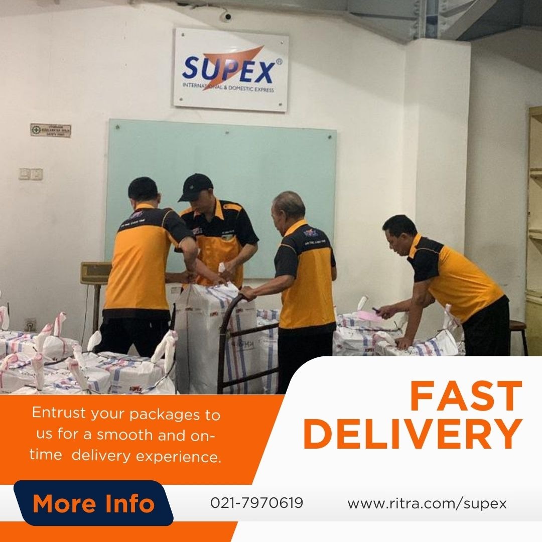 For more info :

Whatsapp :6285218296102
Phone : 021-7970619 
Email : supex.jkt@supex.co.id 

Visit our Head office : PT. Supra Ekspres Jakarta 

"On time, Every time "