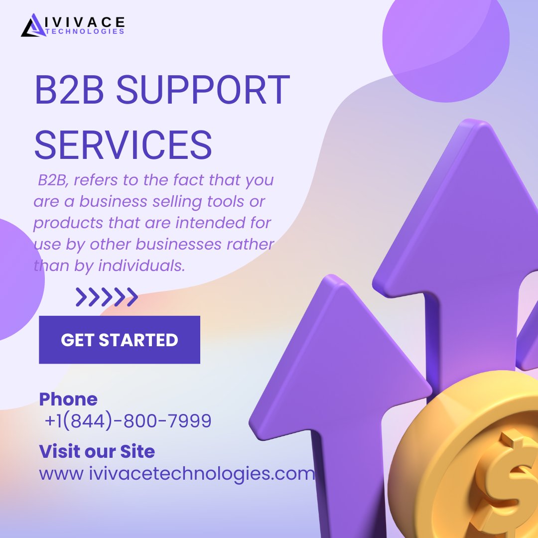 ivivacetech's tweet photo. B2B Support Services from "ivivacetechnologies" based in India, where solutions meet innovation in a perfect harmony of tech-savvy brilliance. 
Call us- +1 844 800 7999
Visit - https://t.co/3Vr1lmml3U
#ivivacetechnologies #B2Bsupoprtservice #B2Bsupportserviceindia https://t.co/HL5s1pNunO