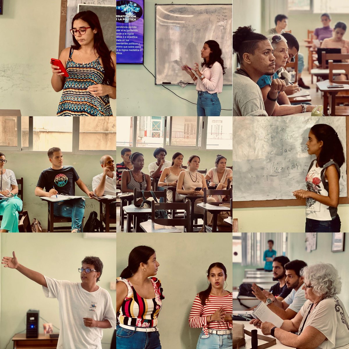 IsriComite's tweet photo. Una vez más las aulas del @ISRICuba se llenan de investigadores y creaciones científicas en la Jornada Científica Estudiantil.

📌 Ascenso de la derecha y trasformación política en América Latina
📌 Construcción de un nuevo orden mundial  
📌 Género, Gobernanza y Seguridad Global https://t.co/H853vWdZBP