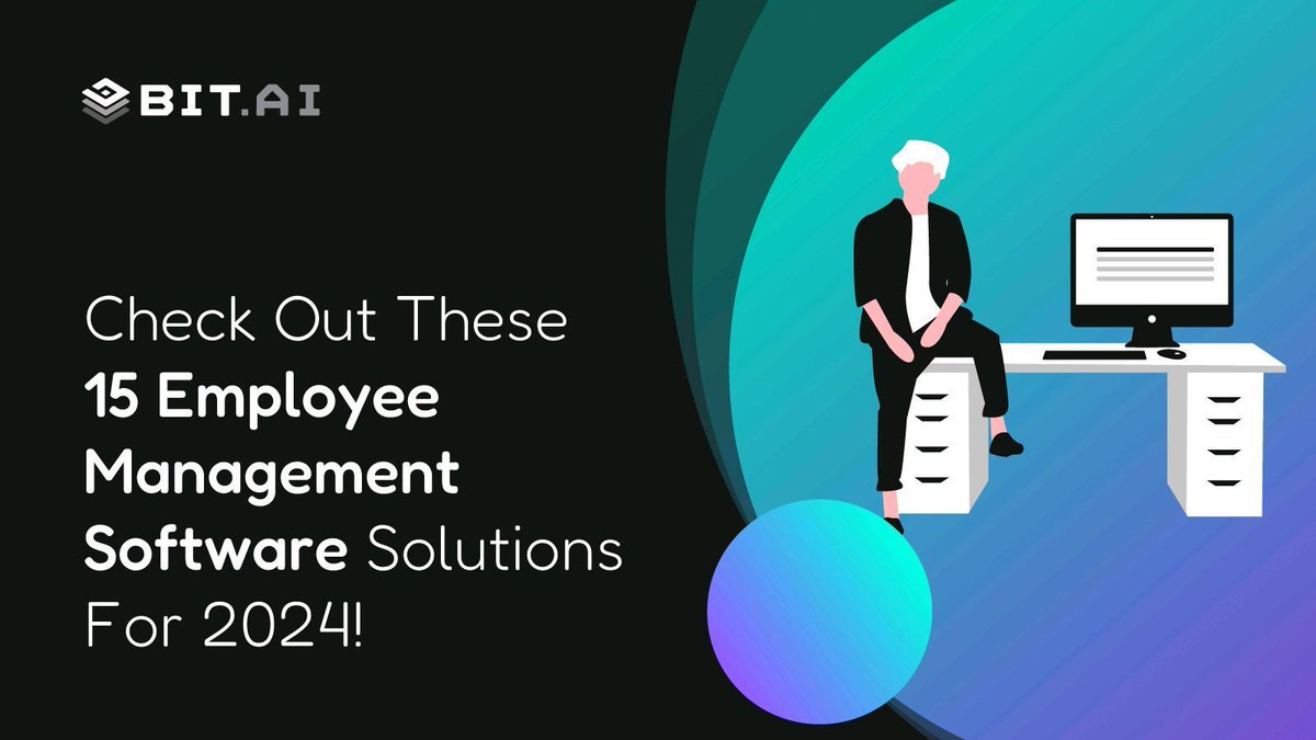 Bit_docs's tweet image. 🛠️ Discover the top 15 employee management software for 2024 in this quick guide! 📈
Explore these tools on Bit.ai&apos;s blog.
buff.ly/3UE0Epl

#EmployeeManagement #HRTech #2024Tools