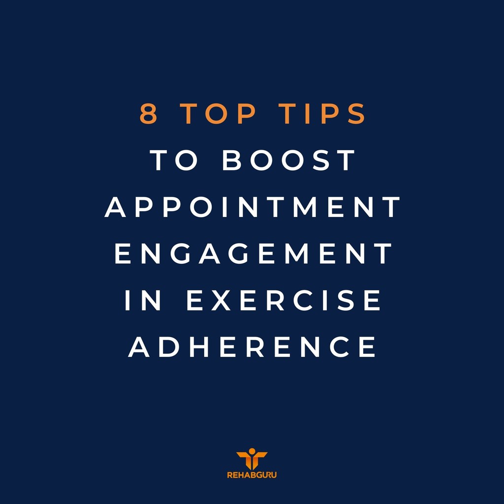 rehab_guru's tweet image. 8 top tips to boost appointment engagement in exercise adherence
Education &amp;amp; Information, Personalised Exercise Plans, Monitoring &amp;amp; Feedback, Behaviour Change Strategies, Follow-up Appointments, Communication &amp;amp; Support, Utilising Technology
#exerciseadherence