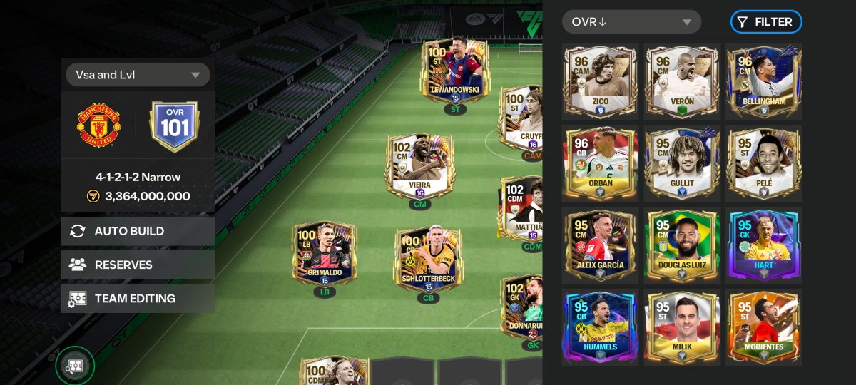 AwsymKhan's tweet image. Fc Mobile Account for sale!
101 Ovr but with quality players including 102 Donna who is tradable.
1.3 billion coins and 35k gems, 18 mascheranos for use and events are up-to-date.
I barely have time to play so selling
Price:35$ negotiable.
#FCMobile #FC24 #Eurocopa2024 #EASports