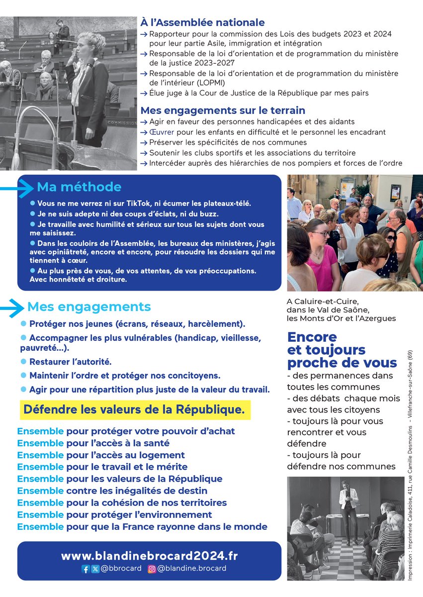 Je ne vous promets ni clash ni buzz ;
mais de travailler avec sérieux &amp; détermination. 
Je ne vous promets pas des postures caricaturales &amp; clivantes ;
mais des positions nuancés &amp; constructives. 
Je ne vous promets pas monts &amp; merveilles ;
mais d’avancer efficacement.
Pour vous.