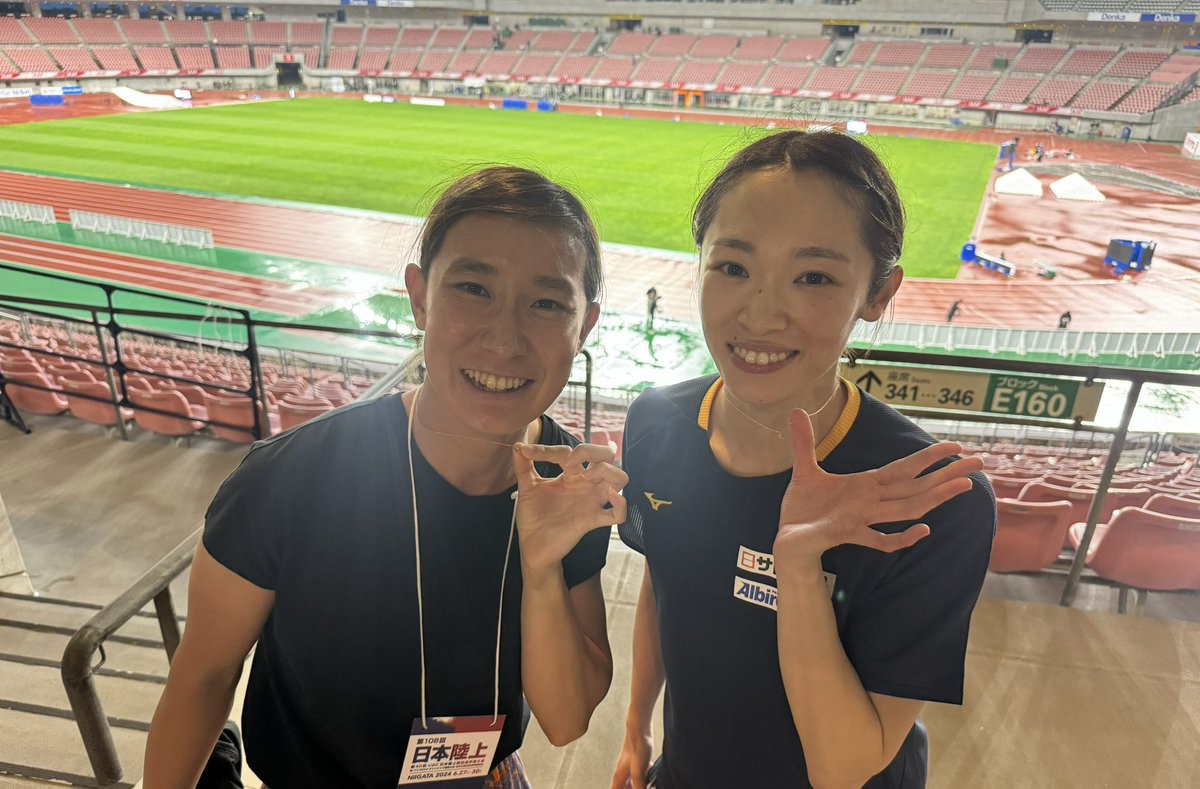 陸上の日本選手権へ応援に行きました📣
決勝の舞台で走る姿は誰よりも輝いて見えて、
日本泌尿器科学会総会をきっかけに、競技は違えどこんなにも繋がりを持てたことがとても嬉しいです💡
広田さんお疲れ様でした😆

学会のトークショー前に…2人でウエイトトレーニングをしました🏋️‍♀️笑