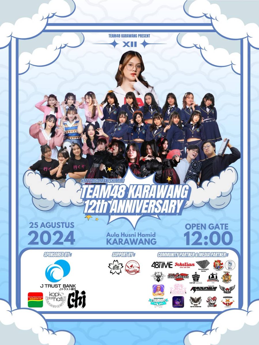 team48_krw's tweet photo. PENJUALAN TIKET REGULER TELAH DIBUKA‼️

Buat yg kehabisan tiket presale reguler kmrn, kami buka harga normal utk kategori reguler. 

Klik link di bawah/bio untuk pembelian tiket⬇️
https://t.co/JHURjUoKuc

Siap seru-seruan brg? Yuk beli tiket nya skrg jgn sampai kehabisan!!🔥 https://t.co/3g7JNxG7JQ