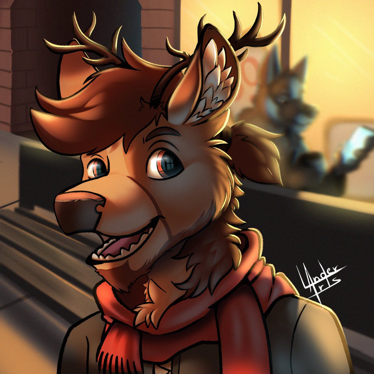 EL ultimo dibujo de mi ciervito :3
#PFP #commissionsopen