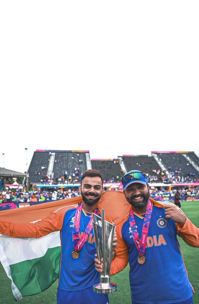 beingkeyur143's tweet photo. Champions once again! Proud and emotional moment as India lifts the T20 World Cup. Dreams realized, history made, and hearts filled with pride. Huge thanks to our captain, Rohit Sharma, for leading us to victory! 🇮🇳🏆 🥺#T20WorldCupFinal2024   #TeamIndia  #RohitSharma𓃵 https://t.co/kmIu2v3R2P