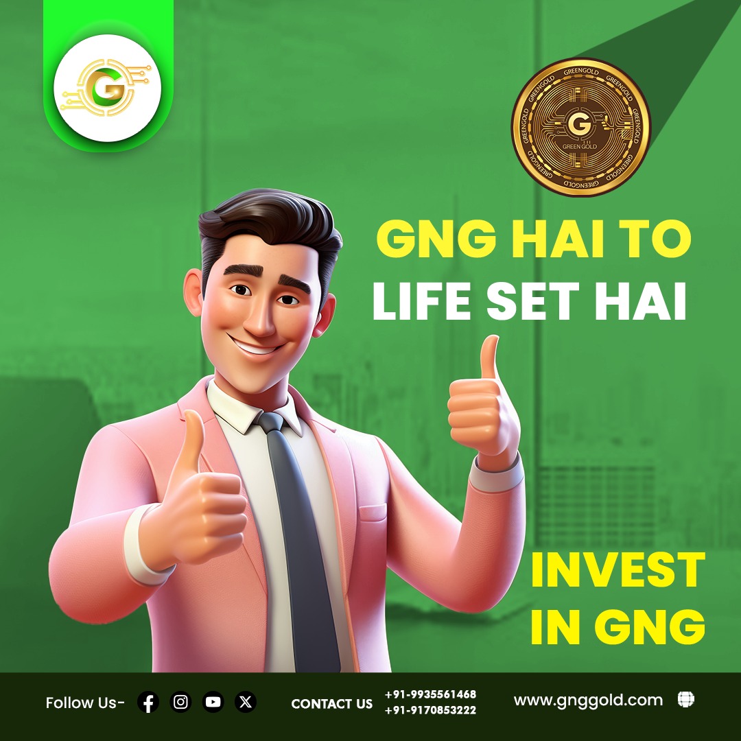 Greengold2023's tweet photo. Greengold hai to Life Set Hai✨💫🎯
.
Invest in GreenGold💵🌱💯
.
#gnggold #investincrypto #greengoldcrypto #greengoldtoken #cryptotrading #bestcryptocoin #GreenGoldCrypto
.
Disclaimer: Nothing on this page is financial advice, please do your own research! https://t.co/Oy9WRZH7lR