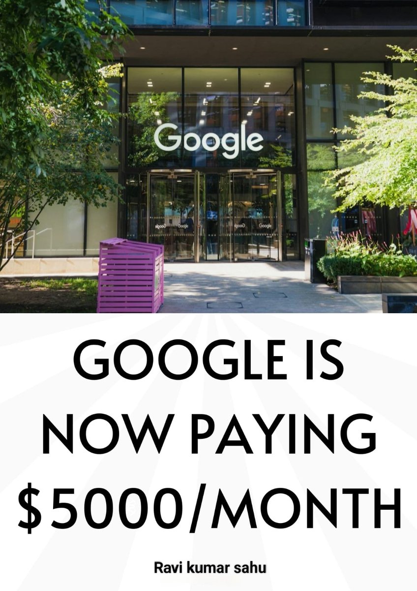 RAVIKUMARSAHU78's tweet photo. Google is now paying $5000/month to use the Internet for 2-3 hours per day

You can also make, If you have:
1. Internet
2. Mobile
3. Time

Have prepared a guide for this
For absolutely FREE:

To get it:

Like and Retweet Reply with "send"

[Must be following so I will DM] https://t.co/QlK5D0WA9H