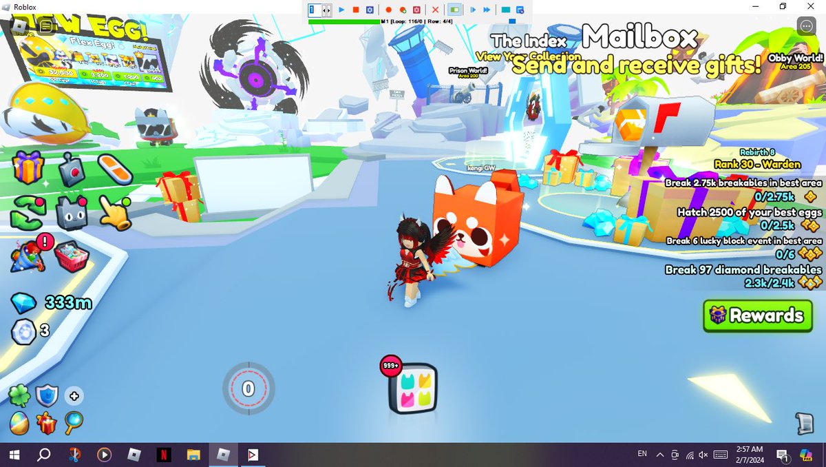 Miranda ❤️ (@mikolicious87) on Twitter photo 💝Sponsor Giveaway💝
“Huge Red Panda lvl99 with 4 charm slot equipped!”
🏆 FOR 1 WINNER🏆
💝Follow <a href="/mikolicious87/">Miranda ❤️</a> and @KenGi_07
➡️❤️ LIKE and SHARE 🤗
➡️ say “ BAZINGA”
➡️Write ur user
Ends in 3 days
#ps99
#ps99giveaway
#petsim99
#PetSimulator99 💝Sponsor Giveaway💝
“Huge Red Panda lvl99 with 4 charm slot equipped!”
🏆 FOR 1 WINNER🏆
💝Follow <a href="/mikolicious87/">Miranda ❤️</a> and @KenGi_07
➡️❤️ LIKE and SHARE 🤗
➡️ say “ BAZINGA”
➡️Write ur user
Ends in 3 days
#ps99
#ps99giveaway
#petsim99
#PetSimulator99