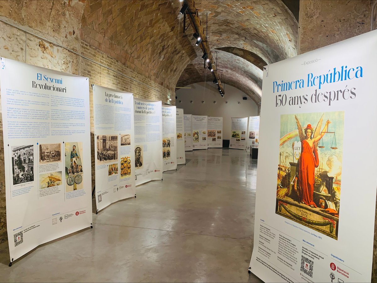 arxiussadurni's tweet photo. 📢Avui s'inaugura l'exposició itinerant "Primera República 150 anys després". La podeu visitar al celler de la Fassina de Can Guineu fins al 14 de juliol
👇
https://t.co/RZcOteZfMf https://t.co/pNeVZhWVU2