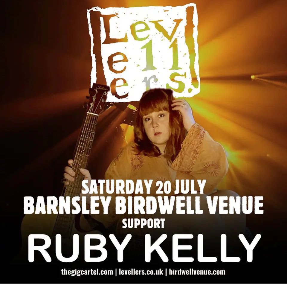 Our #student RUBY KELLY will be supporting <a href="/the_levellers/">Levellers</a> in #Barnsley on the 20th of July! Come down early and #supportthesupport
