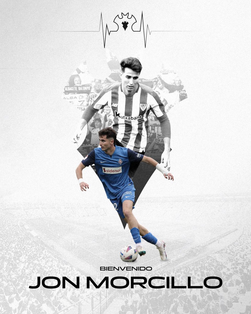 AlbaceteBPSAD's tweet photo. Jon Morcillo, un albacetista ➕

El atacante vasco firma por 2️⃣ campañas

¡Bienvenido, @Jonmorci! 🤍

👉🏼 https://t.co/71EhfJ06Nd

#AúpaAlba https://t.co/lS1XFUIAHo