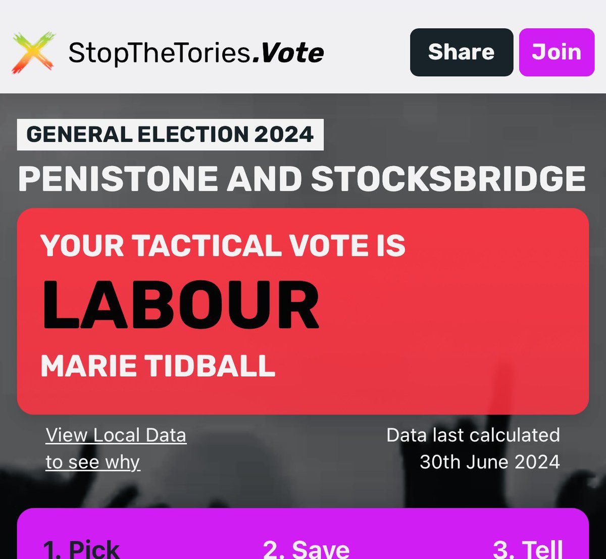 carolvorders's tweet photo. The tactical vote to STOP THE TORY Miriam Cates in Penistone and Stocksbridge is Labour 

Local, with a Doctorate in Criminology, Dr Marie Tidball  @MarieTidball Labour candidate is leading significantly in the polls for the constituency 

She sounds ace tbh 👍🏼 https://t.co/Vo5Jzv06Q3
