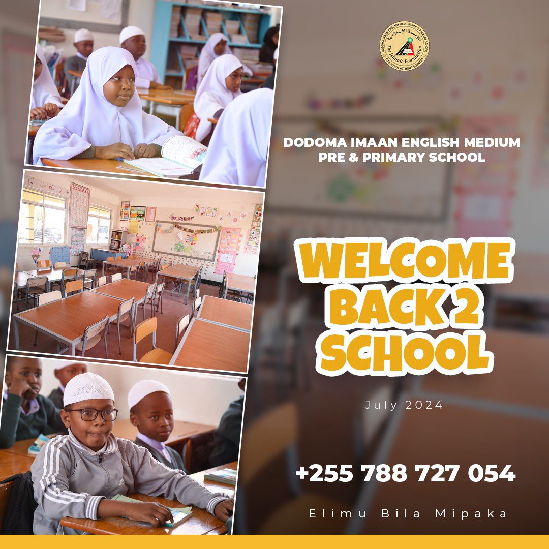 islamicftz's tweet photo. Welcome Back to School😊
Elimu Bila Mipaka

#foresthillsecondaryschool #mafiaimaanprimary #dodomaimaanprimary #imaanprimary #education #masomo #shulezetu #elimubilamipaka #islamicftz https://t.co/00vQ8Xgk4K