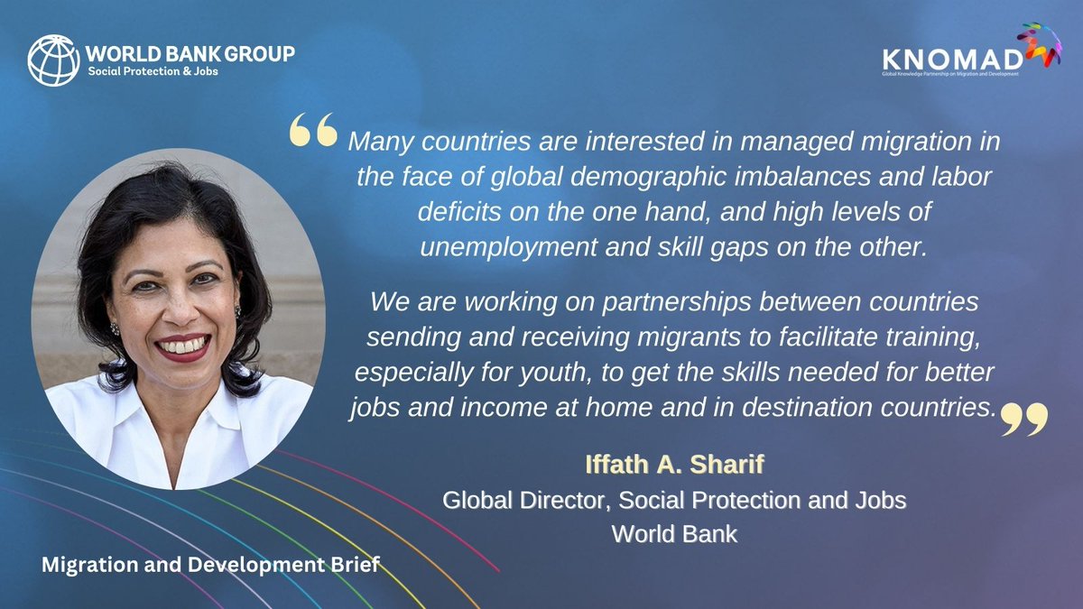 KNOMAD (@globalknomad) on Twitter photo Migration & remittances drive economic and human development, helping millions in developing countries afford food and education. Read the latest global and regional trends->>> Migration and Development Brief <a href="/WorldBank/">World Bank</a> <a href="/GlobalKNOMAD/">KNOMAD</a> <a href="/WBG_SPLabor/">WB Social Protection</a>
knomad.org Migration & remittances drive economic and human development, helping millions in developing countries afford food and education. Read the latest global and regional trends->>> Migration and Development Brief <a href="/WorldBank/">World Bank</a> <a href="/GlobalKNOMAD/">KNOMAD</a> <a href="/WBG_SPLabor/">WB Social Protection</a>
knomad.org