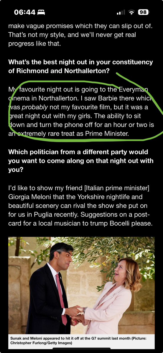 Alpoholics's tweet photo. @carolvorders @Conservatives So what time do they show Barbie at the Everyman then? Pretty sure it’s not after 6pm being a kids film! https://t.co/OtACIFuCTx