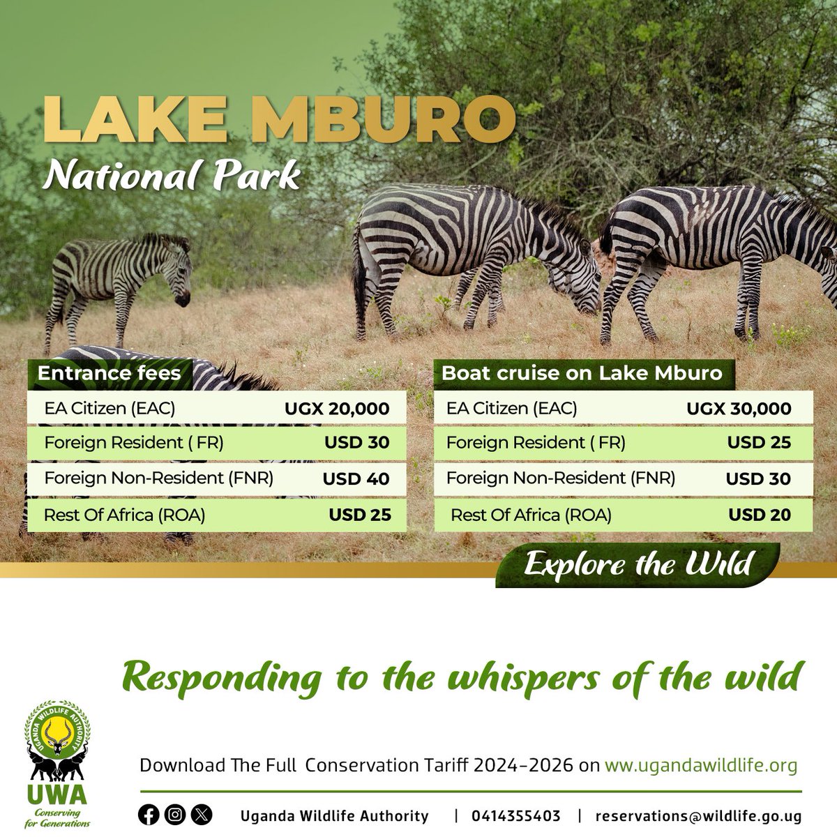 ugwildlife's tweet photo. The wild is closer than you thought

Harken to the whispers of the wild in Uganda’s compact gem, the closest of the country’s national parks - Lake Mburo, and make lasting memories.

🔗 https://t.co/dfLqMwWoBr #ExploreUganda https://t.co/52hMaikkf7