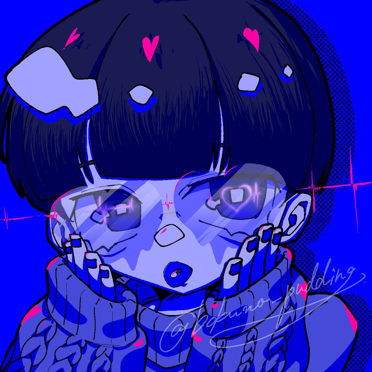bokuno_pudding's tweet photo. #創作　💙 https://t.co/ebAVCDDoZf