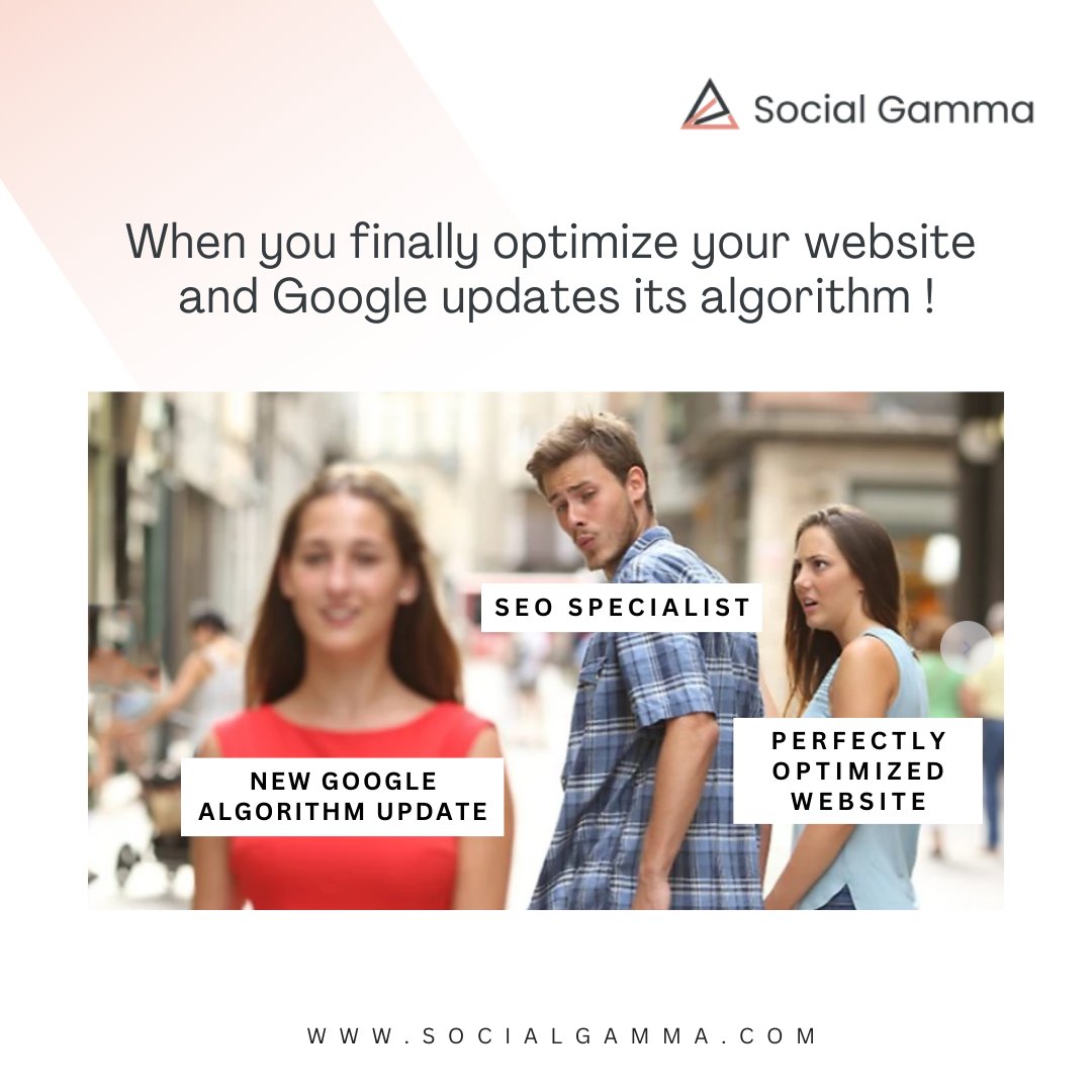 social_gamma's tweet image. Guess it&apos;s back to the drawing board! 
#SEOLife #AlgorithmUpdate #SEOChallenges 

Read More - lnkd.in/eXCDwME