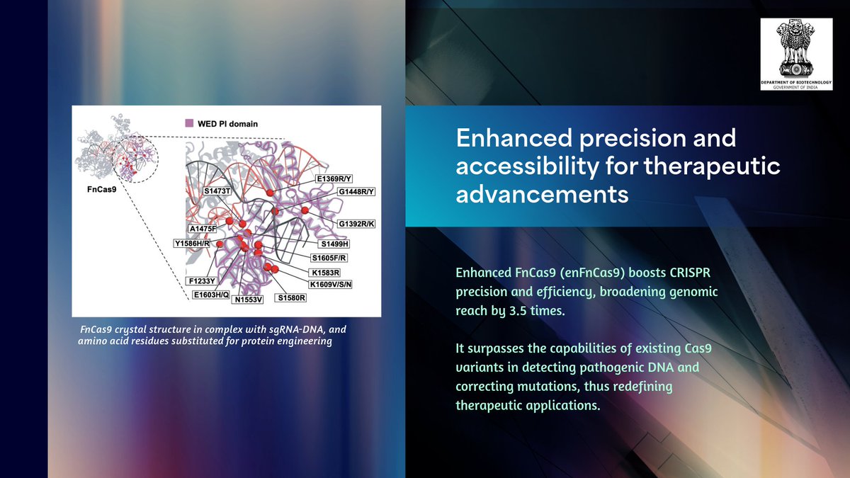 Engineered FnCas9 in patient-specific stem cells broadens the potential for precision editing, promising innovative treatments for genetic conditions. Read more at: doi.org/10.1038/s41467…
<a href="/DrJitendraSingh/">Dr Jitendra Singh</a> <a href="/rajesh_gokhale/">Rajesh Gokhale</a>