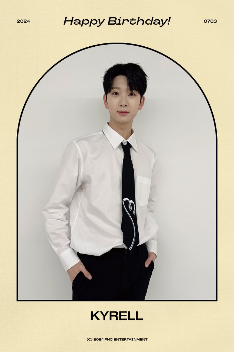 FNC_ENT's tweet photo. [#2024HBD] 오늘, 7월 3일은 앰퍼샌드원 (AMPERS&amp;ONE) 카이렐의 생일입니다. 
카이렐의 생일을 축하해주세요 :-)

Today JULY 3rd is AMPERS&amp;ONE KYRELL's Birthday. 
Happy Birthday!! :-)

#앰퍼샌드원 #AMPERSANDONE #카이렐 #KYRELL #Happy_KYRELL_Day @_AMPERSANDONE_ https://t.co/ONwaGrnKBq