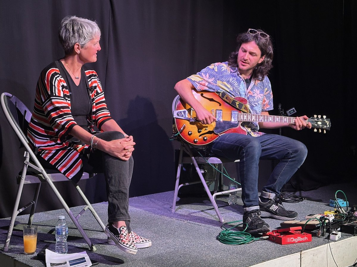 It was great to chat with <a href="/Rob_Luft/">Rob Luft</a> last night for a forthcoming episode of Harmonious World. Thanks to <a href="/HitchinCreative/">Hitchin Creative</a> <a href="/MTHitchin/">Market Theatre</a> <a href="/luciddreamphoto/">Lucid Dream Pictures</a> for amazing support. Lovely to host a podcast in front of an audience. #ShareHarmony