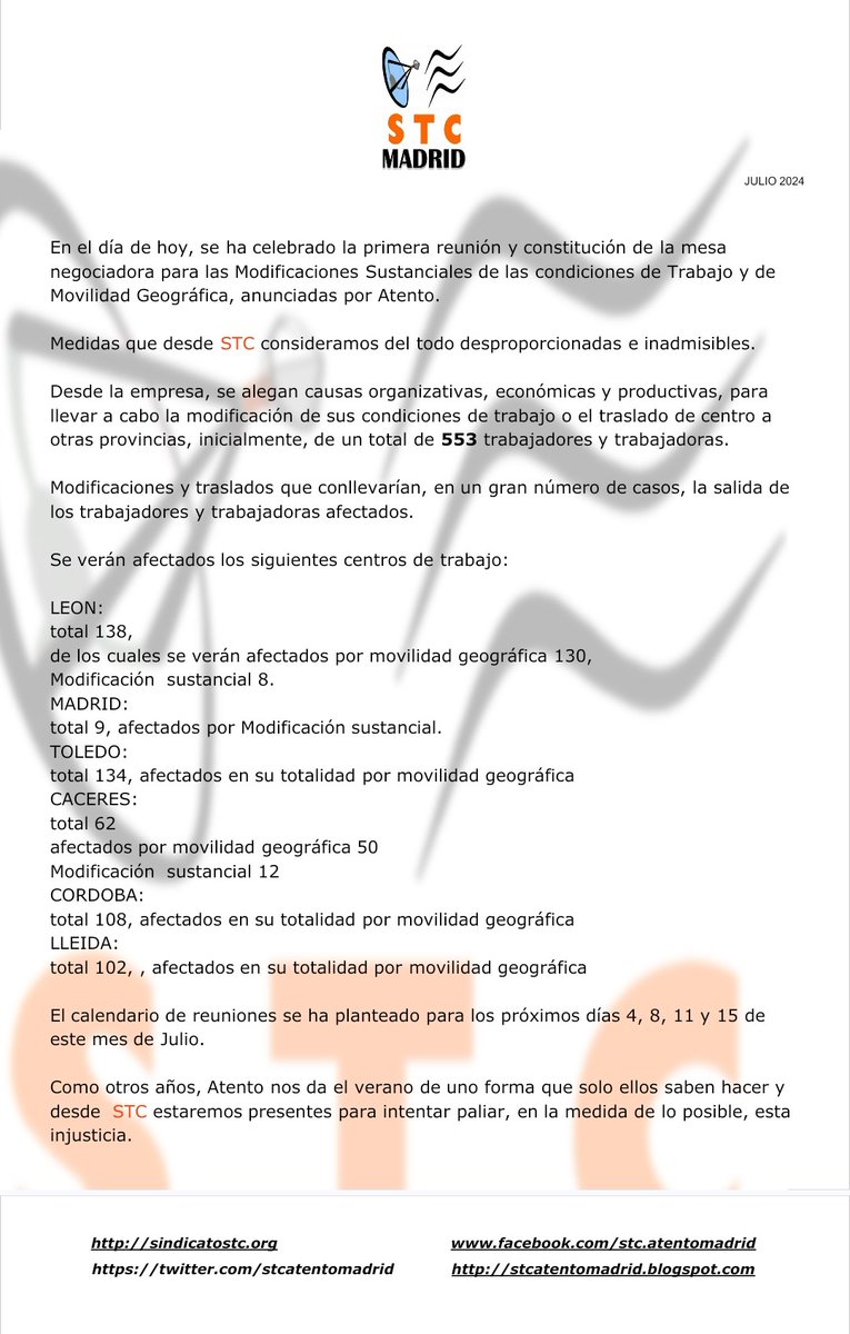 STC Atento Madrid (@stcatentomadrid) on Twitter photo 