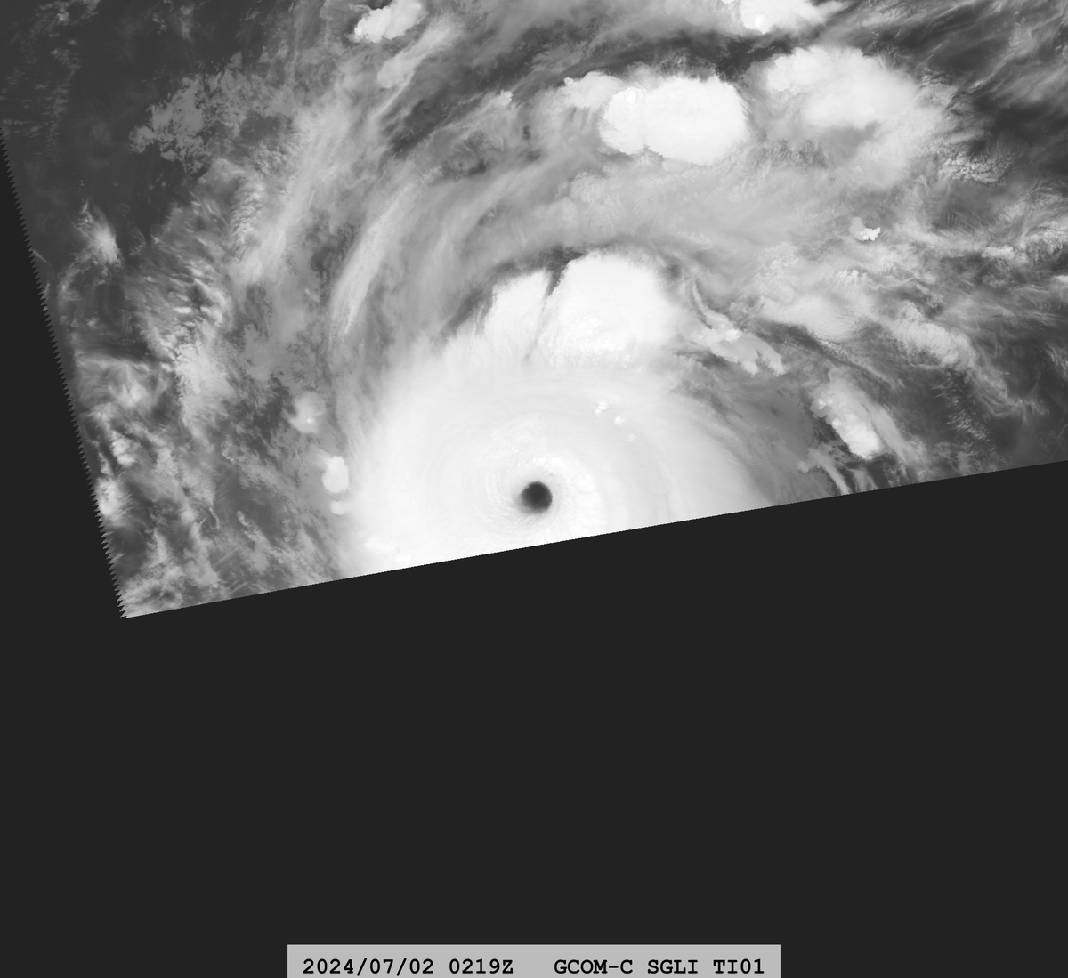 zeb199818's tweet photo. #02L Hurricane #BERYL
Satellite: #GCOMC #SGLI
Time : 2024/07/02 0219Z
Eye Temp (IR) : 22.607 °C
250-m resolution https://t.co/wHjNQO3dK5
