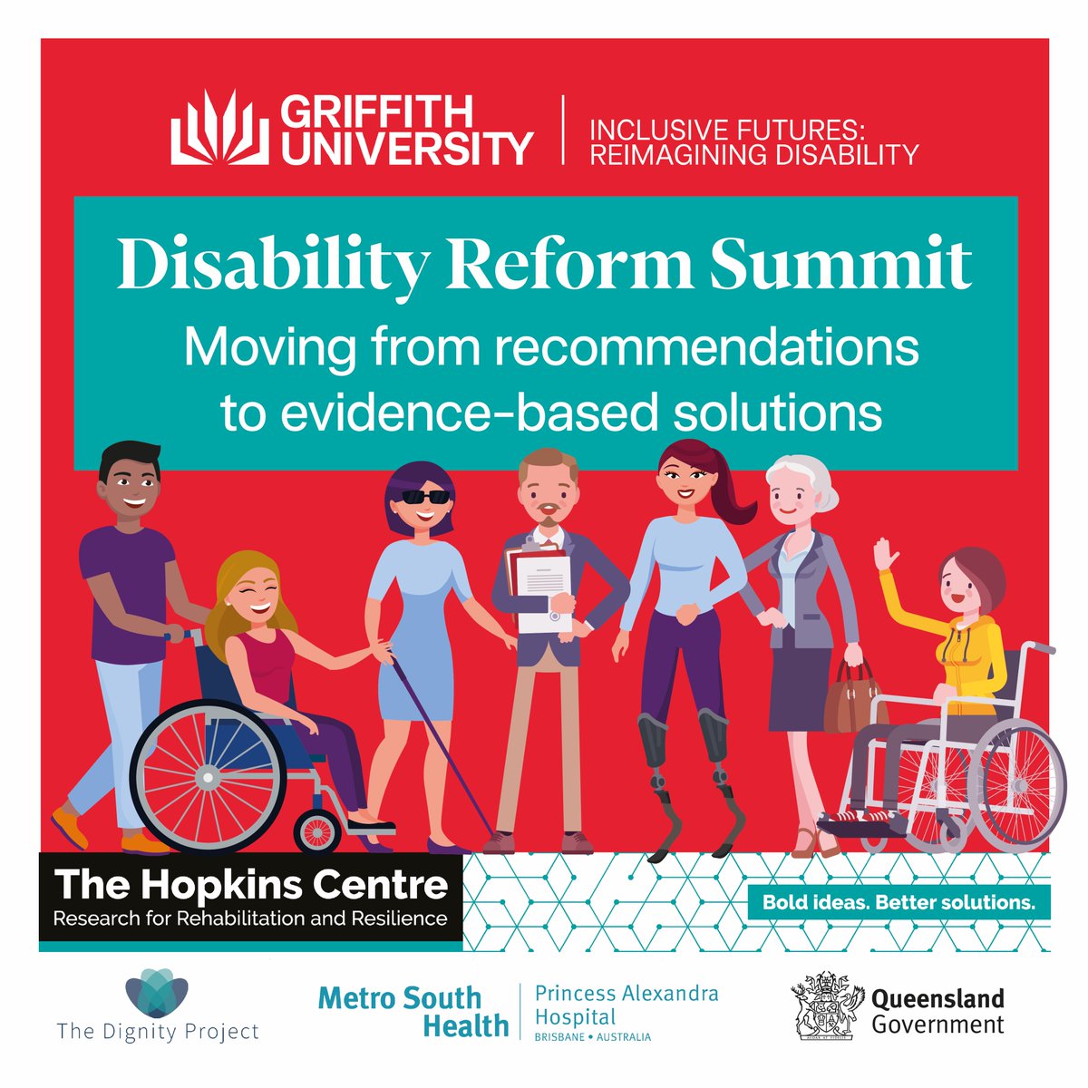 GU_Incl_Futures's tweet photo. The Disability Reform Summit, hosted by #TheDignityProject & funded by an Engaging Science Grant, united citizen scientists, researchers, and advocates to co-create actionable, evidence-based solutions for inclusive futures. https://t.co/QKsNmcUfYc @hopkins_centre @Griffith_Uni https://t.co/fWB3Ub0YGU